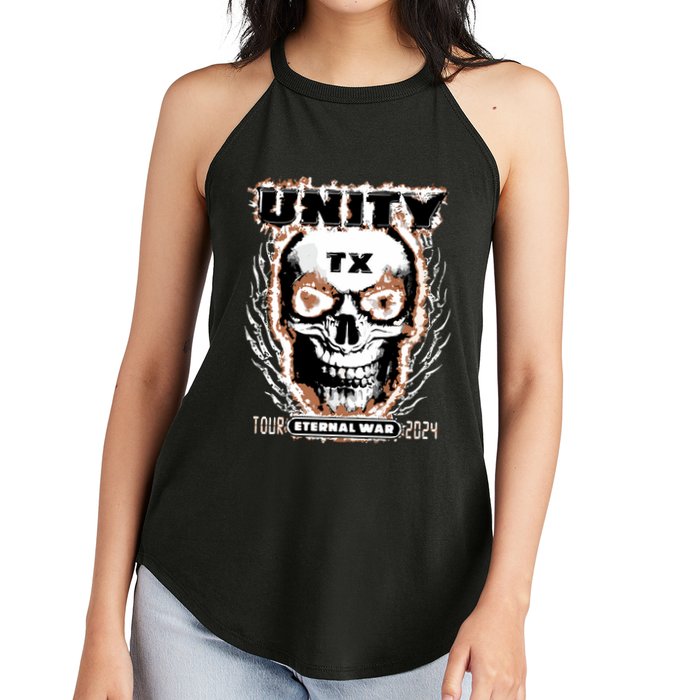 Lil Unitytx You A Bitch And A Half Times Two Women's Perfect Tri Rocker Tank