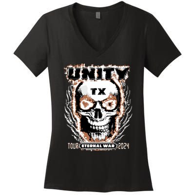 Lil Unitytx You A Bitch And A Half Times Two Women's V-Neck T-Shirt