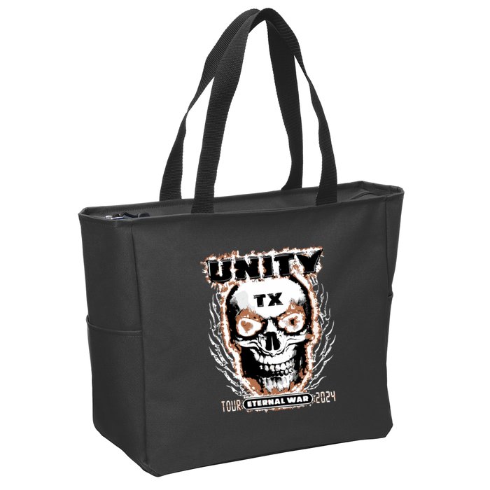 Lil Unitytx You A Bitch And A Half Times Two Zip Tote Bag