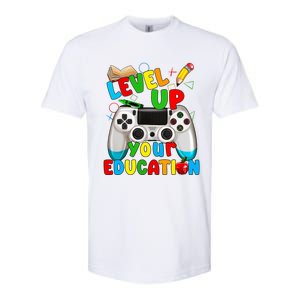 Level Up Your Education Gaming Inspired Teacher Gamers Softstyle CVC T-Shirt