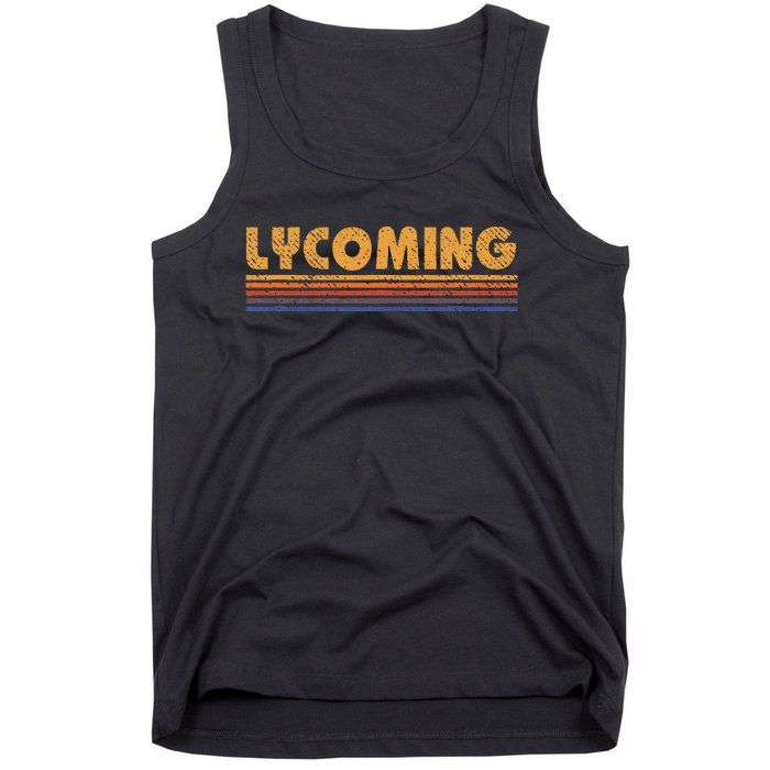 Lycoming Vintage 80s Retro Style Tank Top