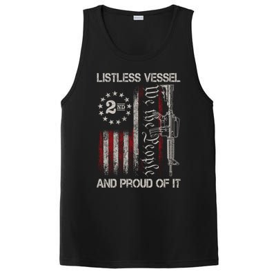 Listless Vessel And Proud Of It 2024 Usa Flag Pro Trump Gift PosiCharge Competitor Tank