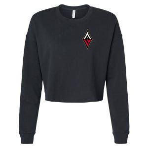 Las Vegas Aces Basketball Cropped Pullover Crew