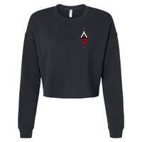 Las Vegas Aces Basketball Cropped Pullover Crew