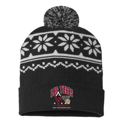 Las Vegas Aces City Side USA-Made Snowflake Beanie