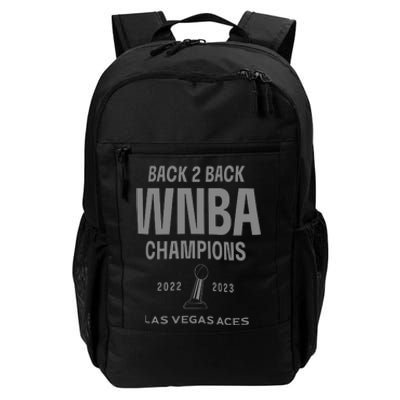 Las Vegas Aces Backtoback Champions Banner Celebration Daily Commute Backpack