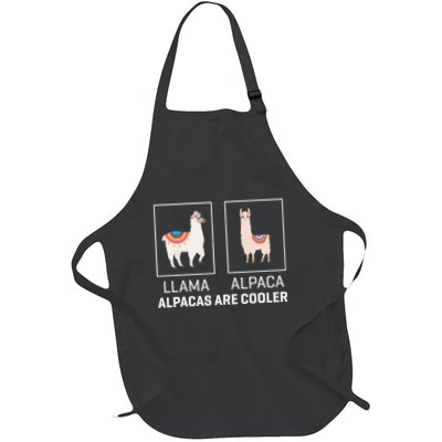 Llama Vs Alpaca Alpacas Are Cooler Funny Alpaca Lover Apron
