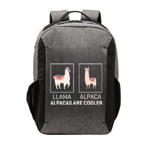 Llama Vs Alpaca Alpacas Are Cooler Funny Alpaca Lover Vector Backpack