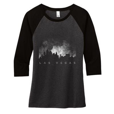 Las Vegas Aces Women's Tri-Blend 3/4-Sleeve Raglan Shirt