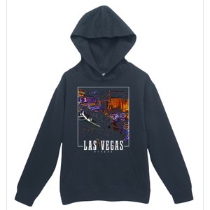 Las Vegas At Night Nevada Skyline Souvenir Las Vegas Urban Pullover Hoodie