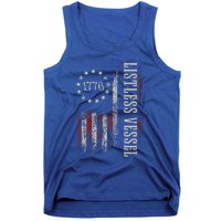 Listless Vessel And Proud Of It 2024 USA Flag Pro Trump Tank Top