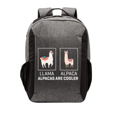 Llama Vs Alpaca, Alpacas Are Cooler - Funny Alpaca Lover Vector Backpack