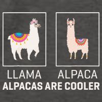 Llama Vs Alpaca, Alpacas Are Cooler - Funny Alpaca Lover Vector Backpack