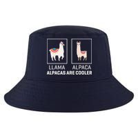 Llama Vs Alpaca, Alpacas Are Cooler - Funny Alpaca Lover Cool Comfort Performance Bucket Hat