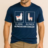 Llama Vs Alpaca, Alpacas Are Cooler - Funny Alpaca Lover Performance Shirt