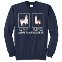 Llama Vs Alpaca, Alpacas Are Cooler - Funny Alpaca Lover Sweatshirt