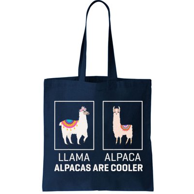 Llama Vs Alpaca, Alpacas Are Cooler - Funny Alpaca Lover Bag