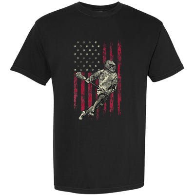 Lacrosse Vintage American Flag Garment-Dyed Heavyweight T-Shirt