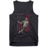 Lacrosse Vintage American Flag Tank Top