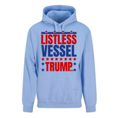 Listless Vessel And Proud Of It 2024 USA Flag Pro Trump Unisex Surf Hoodie