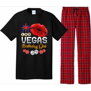 Las Vegas Birthday Girl Casino Trip Party Pajama Set