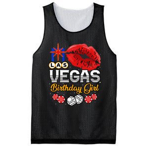 Las Vegas Birthday Girl Casino Trip Party Mesh Reversible Basketball Jersey Tank