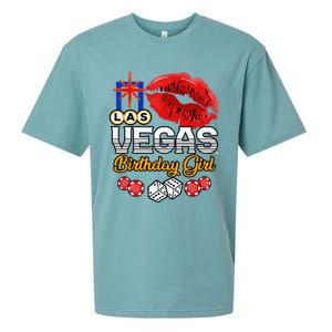 Las Vegas Birthday Girl Casino Trip Party Sueded Cloud Jersey T-Shirt