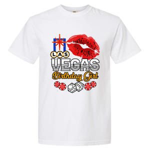 Las Vegas Birthday Girl Casino Trip Party Garment-Dyed Heavyweight T-Shirt