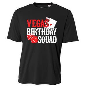 Las Vegas Birthday - Party in Vegas - Vegas Birthday Squad Cooling Performance Crew T-Shirt