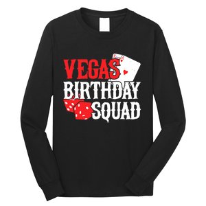 Las Vegas Birthday - Party in Vegas - Vegas Birthday Squad Long Sleeve Shirt