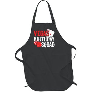 Las Vegas Birthday - Party in Vegas - Vegas Birthday Squad Full-Length Apron With Pockets