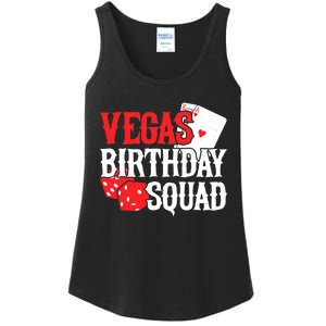 Las Vegas Birthday - Party in Vegas - Vegas Birthday Squad Ladies Essential Tank