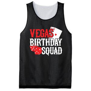 Las Vegas Birthday - Party in Vegas - Vegas Birthday Squad Mesh Reversible Basketball Jersey Tank