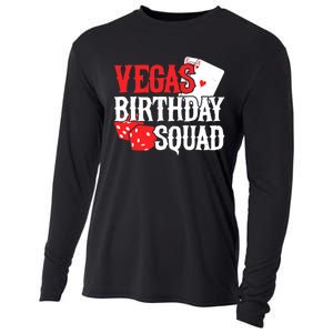 Las Vegas Birthday - Party in Vegas - Vegas Birthday Squad Cooling Performance Long Sleeve Crew