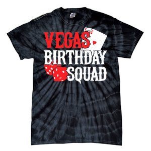 Las Vegas Birthday - Party in Vegas - Vegas Birthday Squad Tie-Dye T-Shirt