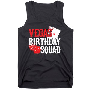 Las Vegas Birthday - Party in Vegas - Vegas Birthday Squad Tank Top