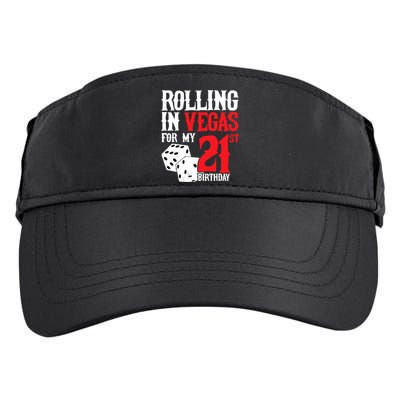 Las Vegas Birthday Party - Rolling in Vegas - 21st Birthday Adult Drive Performance Visor