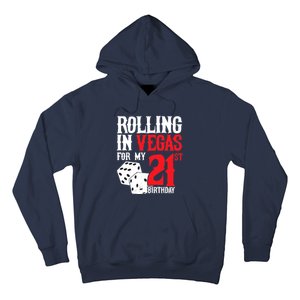 Las Vegas Birthday Party - Rolling in Vegas - 21st Birthday Hoodie