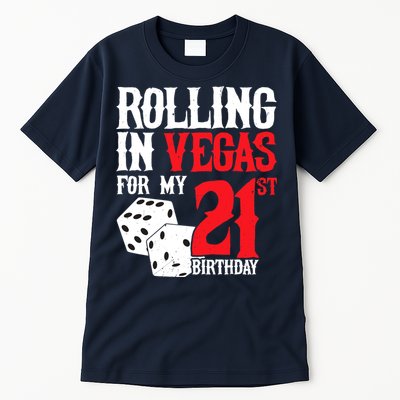 Las Vegas Birthday Party - Rolling in Vegas - 21st Birthday Tall T-Shirt