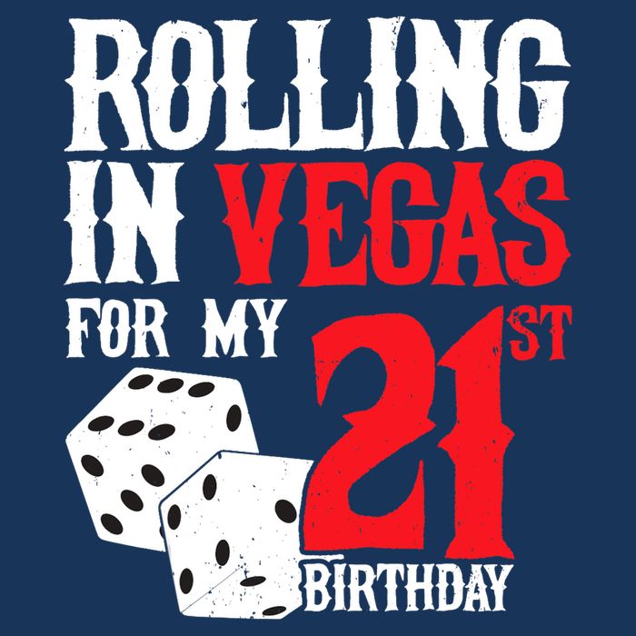 Las Vegas Birthday Party - Rolling in Vegas - 21st Birthday Sustainable Bucket Hat