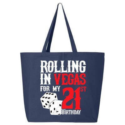 Las Vegas Birthday Party - Rolling in Vegas - 21st Birthday 25L Jumbo Tote