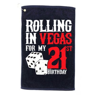 Las Vegas Birthday Party - Rolling in Vegas - 21st Birthday Golf Towel