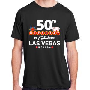 Las Vegas Birthday Party - 50th Birthday - Vegas Birthday Adult ChromaSoft Performance T-Shirt