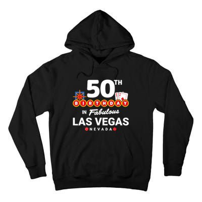 Las Vegas Birthday Party - 50th Birthday - Vegas Birthday Tall Hoodie