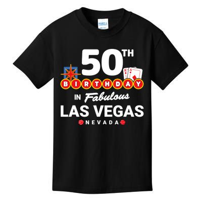 Las Vegas Birthday Party - 50th Birthday - Vegas Birthday Kids T-Shirt