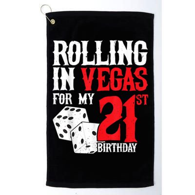 Las Vegas Birthday Party Rolling In Vegas 21st Birthday Golf Towel
