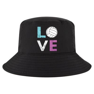 Love Volleyball Best Fun Birthday Gift Cool Comfort Performance Bucket Hat