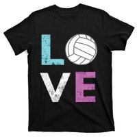 Love Volleyball Best Fun Birthday Gift T-Shirt