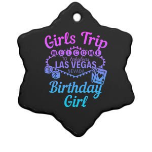 Las Vegas Birthday Party Trip Vegas Birthday Ceramic Star Ornament