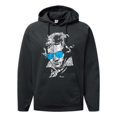 L.U.D.W.I.G Van Beethoven Classical Music Composer Performance Fleece Hoodie